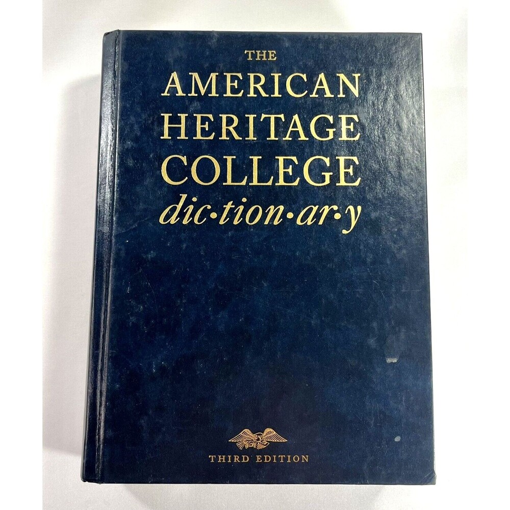 The American Heritage College Dictionary 1993 Third Edition Indexed Hardcover